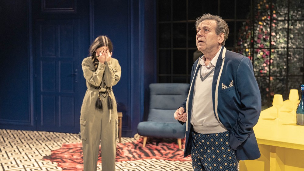 fotografie z divadelní hry "S Caroline v kuchyni"